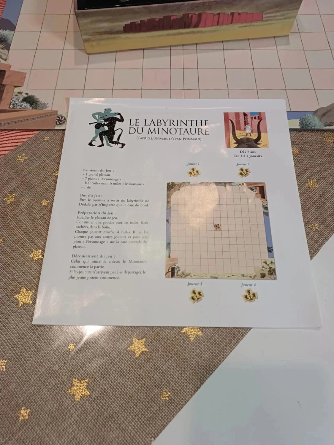 Bordspel het labyrint van de Minotaurus – photo 3